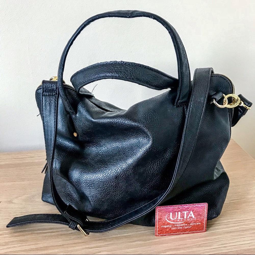 Zara Soft Crossbody City Bag, Black